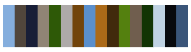 Color Palette Extracted With K-Means